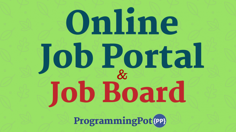 Online Job Portal Jop Board in Laravel
